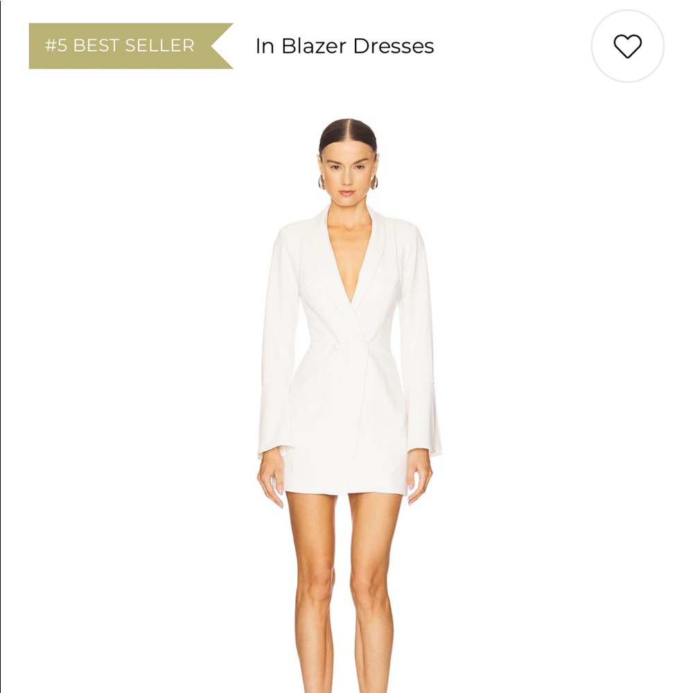 NBD Como La Flor Suit Dress in Ivory